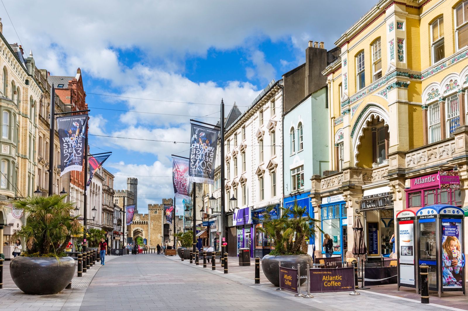 Cardiff street scene