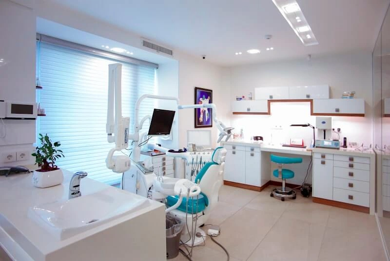 Modern dental clinic reception