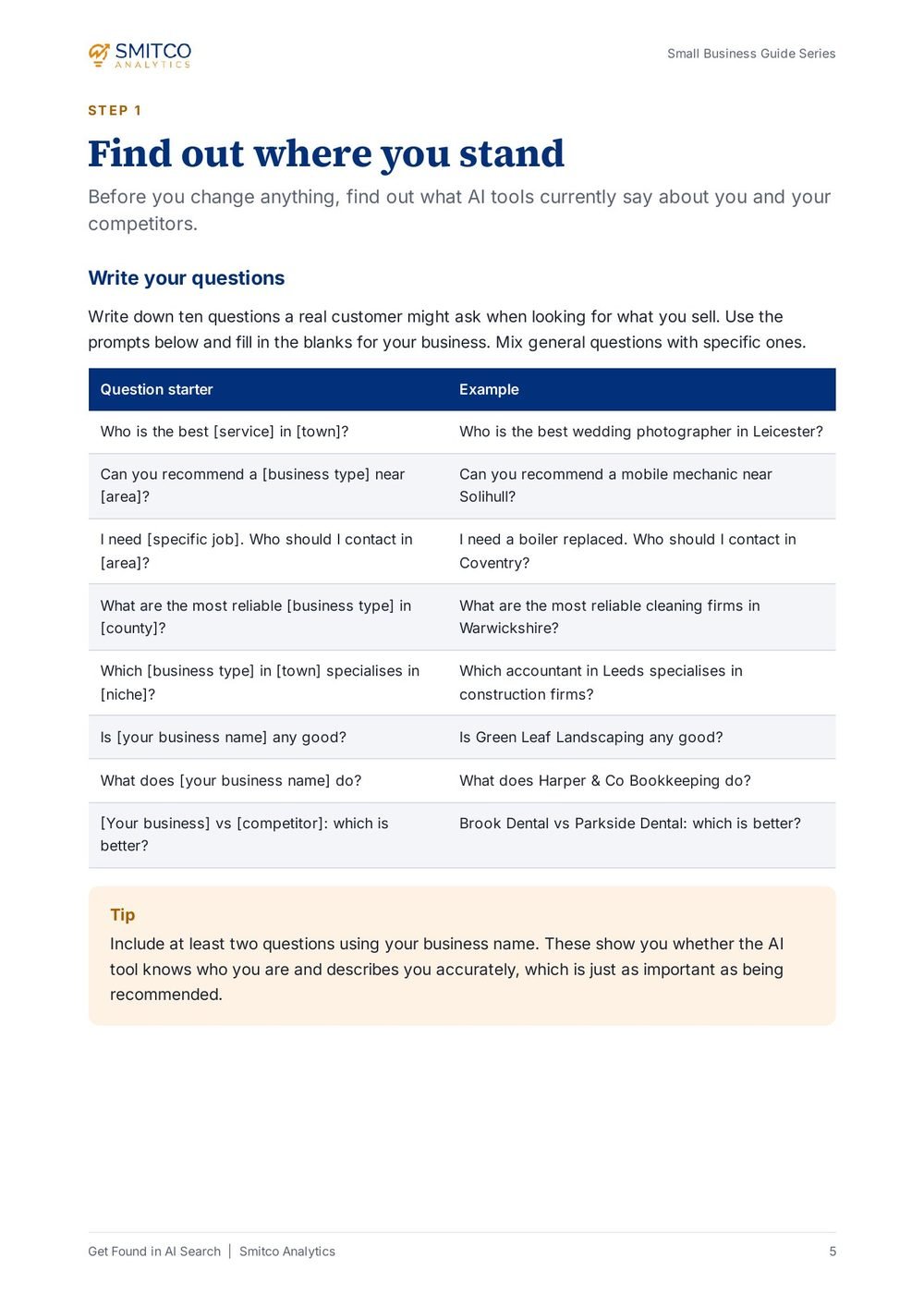 Preview page 5 of Get Found in AI Search