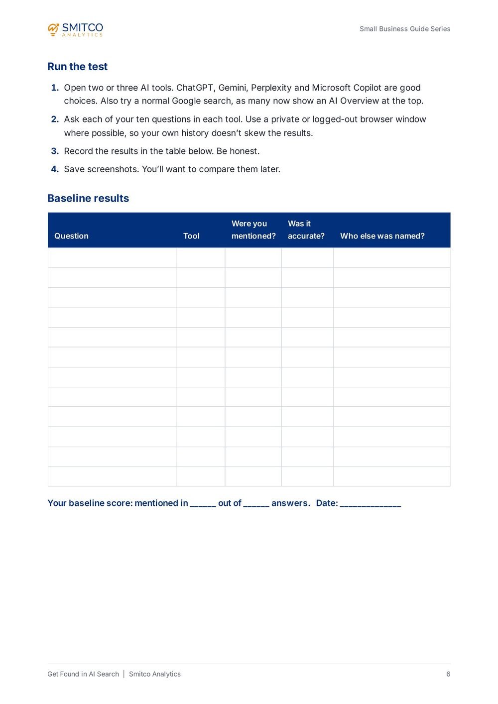 Preview page 6 of Get Found in AI Search