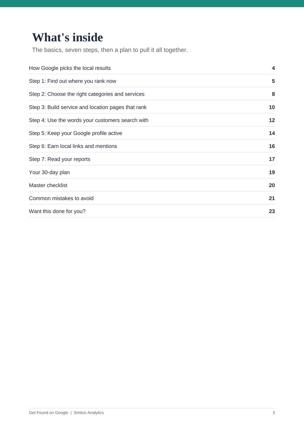 Preview page 3 of Get Found on Google