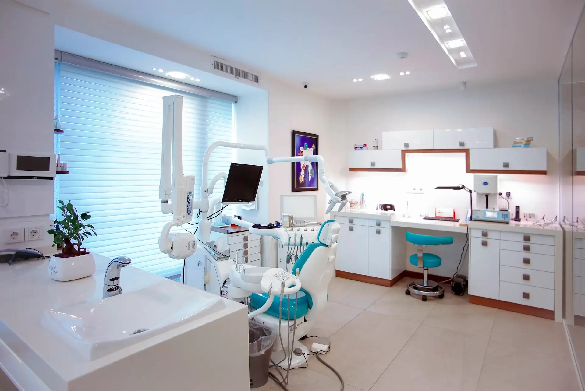 Modern dental clinic interior