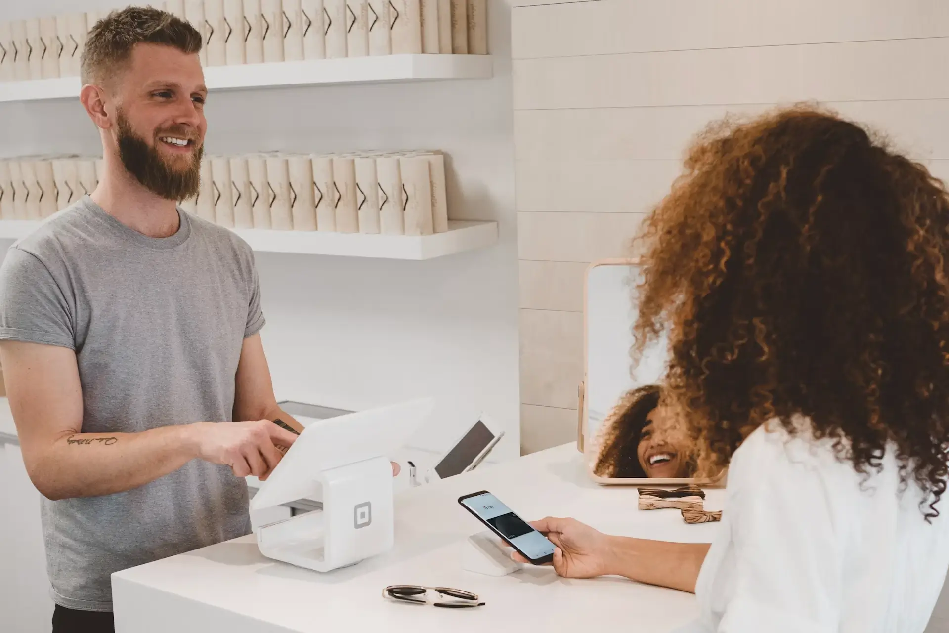 Small business owner in a shop